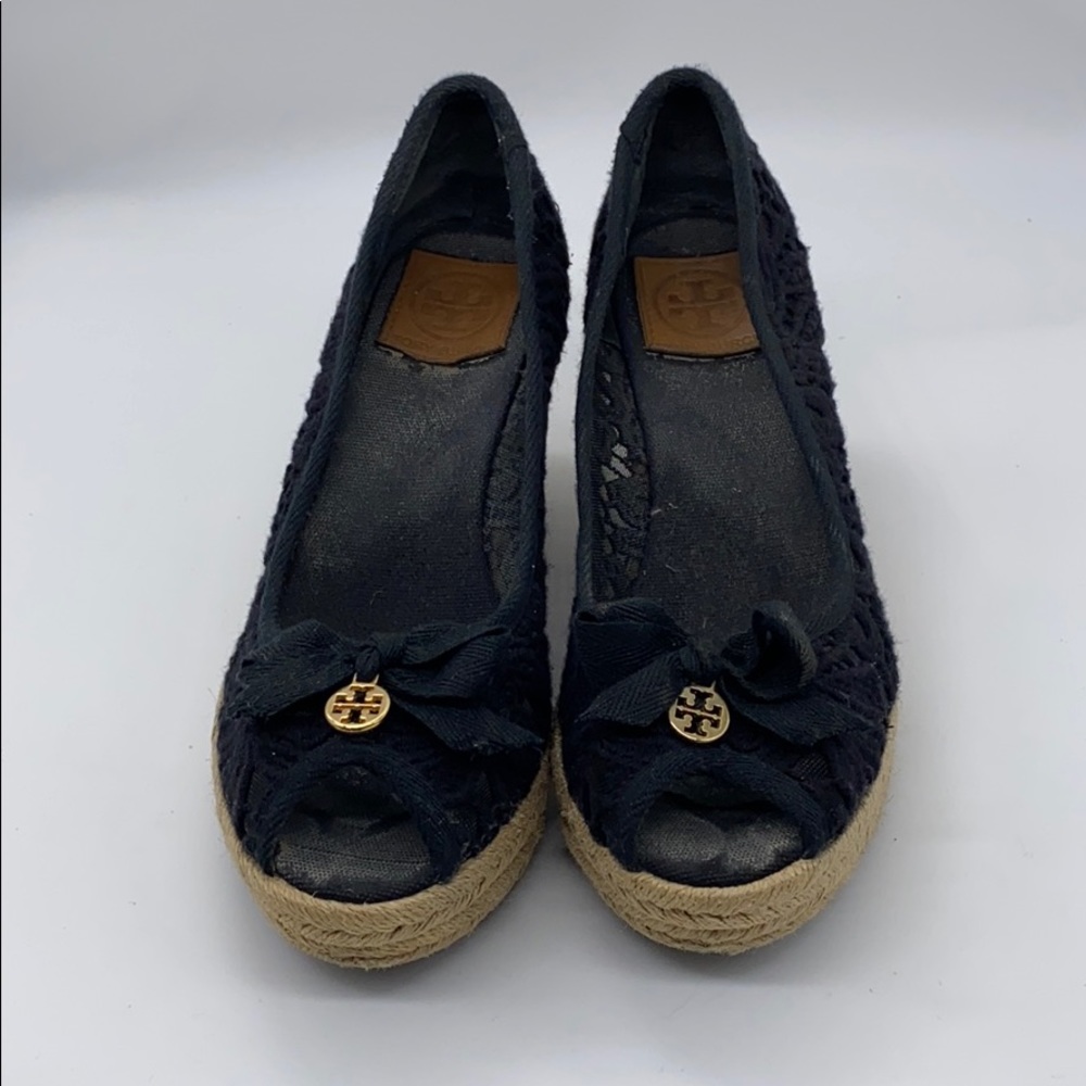 Tory Burch Wedge Sandel/ Wedge Size 10b - image 3